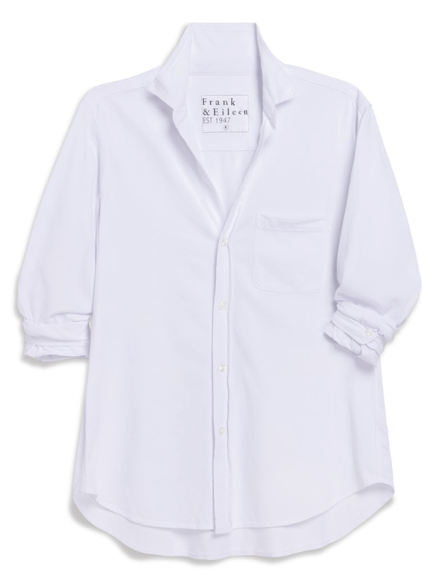 FRANK & EILEEN - Waverly NYC Button-Up Shirt in White Shirt