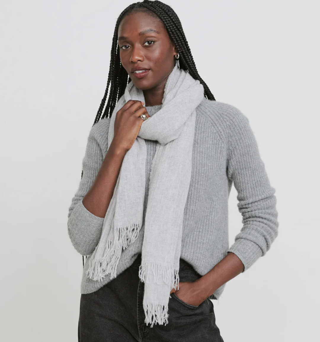 Jenni Kayne - Cashmere Shawl in Fog