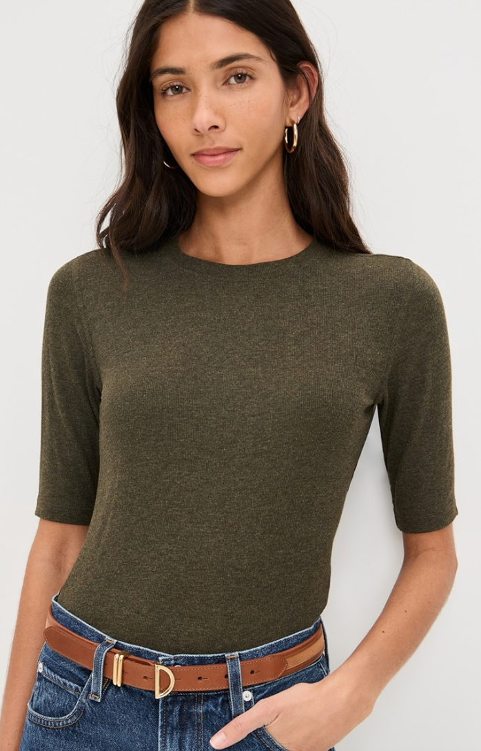 Frame - Crescent Belt in Camel