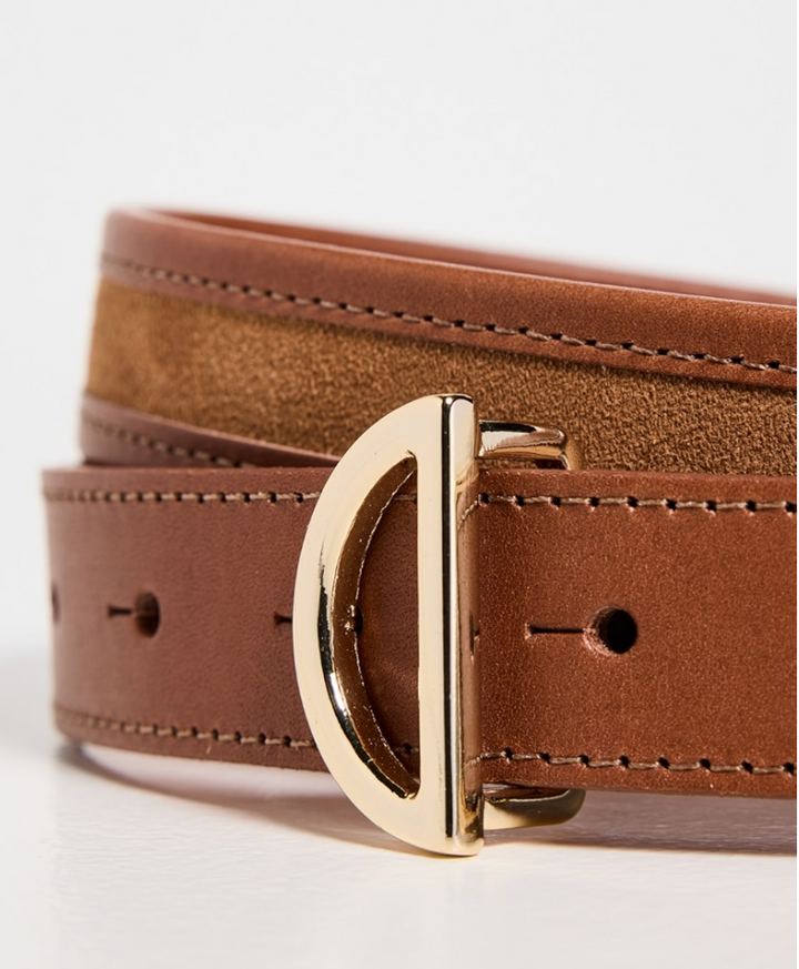 Frame - Crescent Belt in Camel