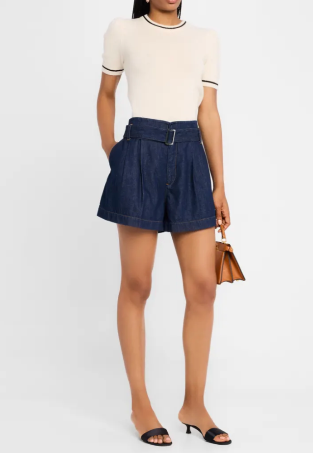 Frame - Paper Bag Short in Rinse