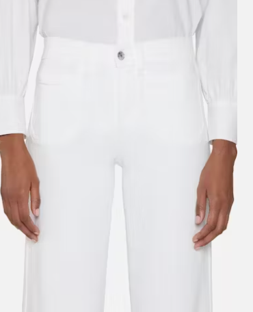 Frame - Le Slim Palazzo Modernist Pocket Denim in White