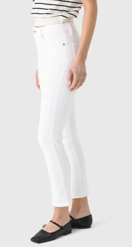 Frame - The Pencil Crop in White