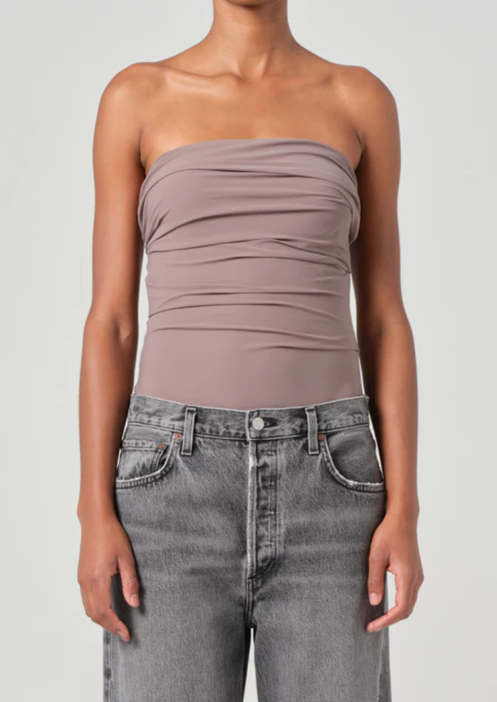 AGOLDE - Gwyneth Bodysuit in Taupe