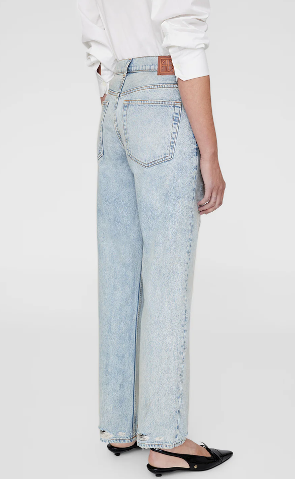 Anine Bing - Kate Jean in Destructed Bleached Blue