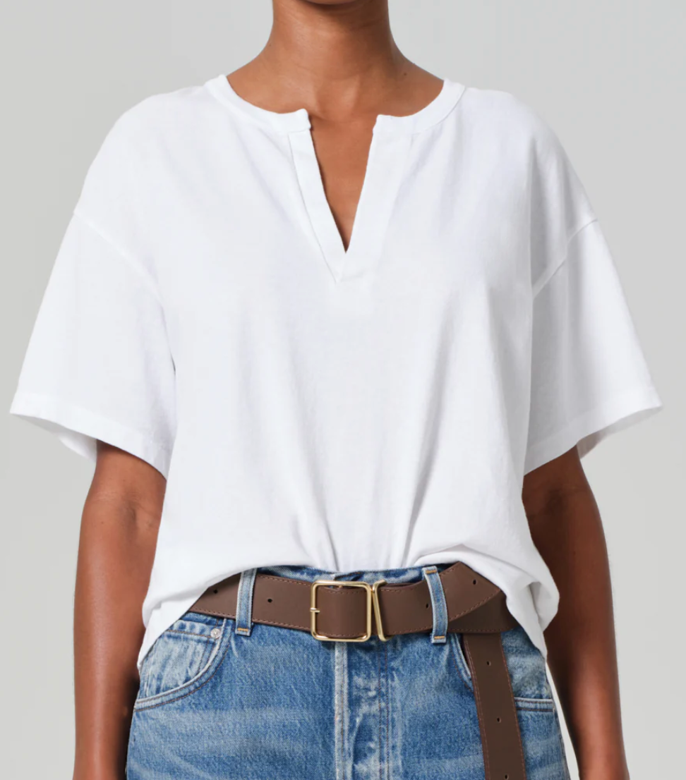 Citizens of Humanity - Aspeth Slice Tee in White