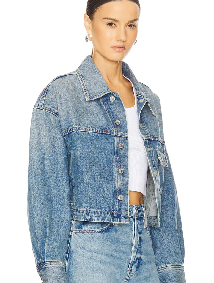 Citizens of Humanity - Chantry Crop Boxy Denim Jacket in Petras