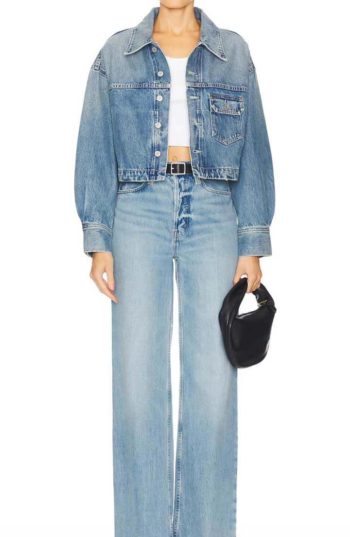 Citizens of Humanity - Chantry Crop Boxy Denim Jacket in Petras