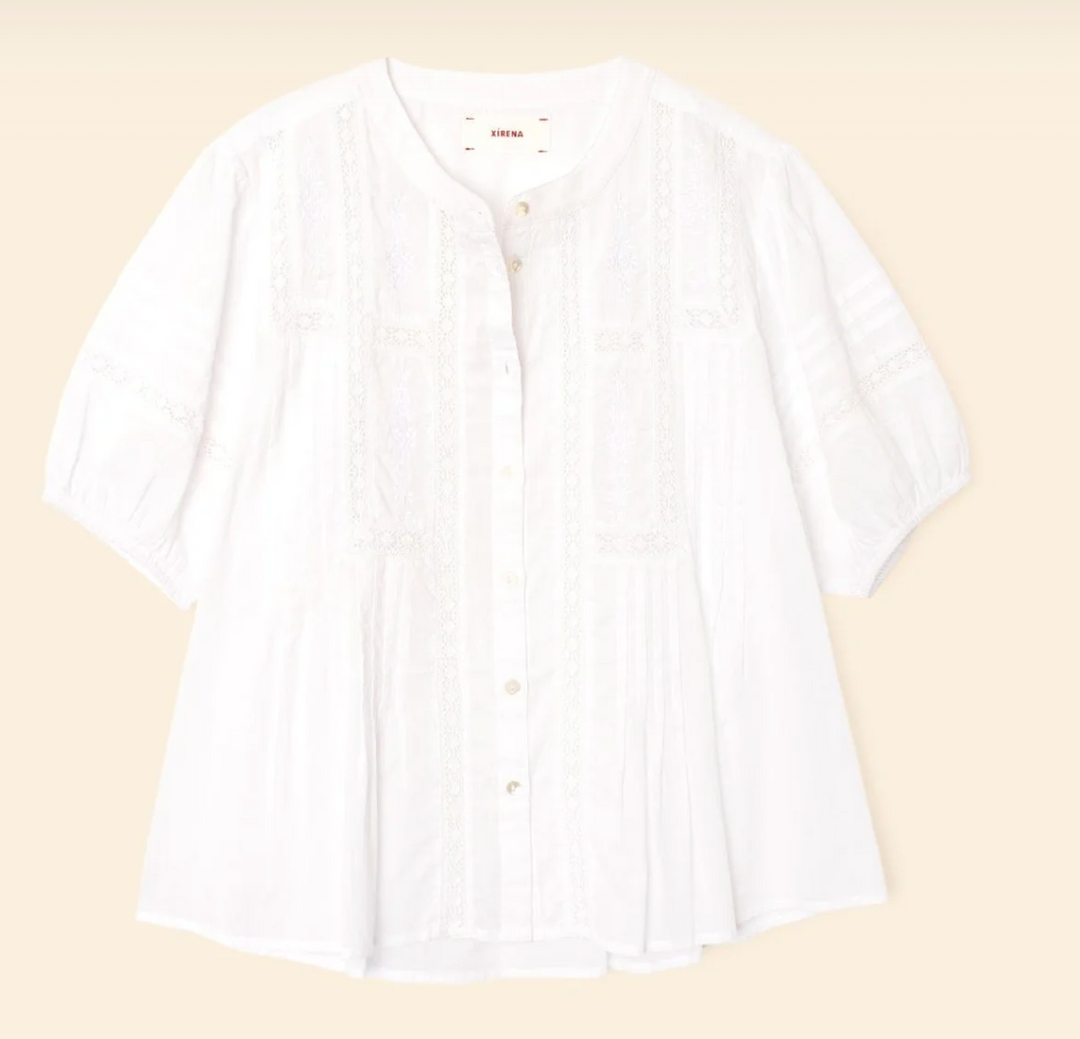 Xirena - Claudia Shirt in White – Blond Genius