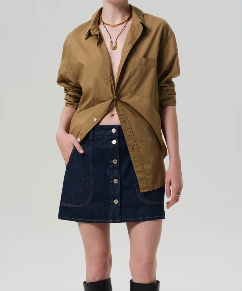Citizens of Humanity - Curved Pocket Mini Skirt in Amherst