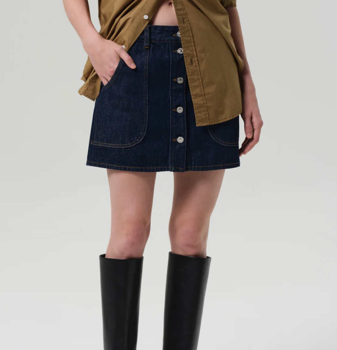 Citizens of Humanity - Curved Pocket Mini Skirt in Amherst