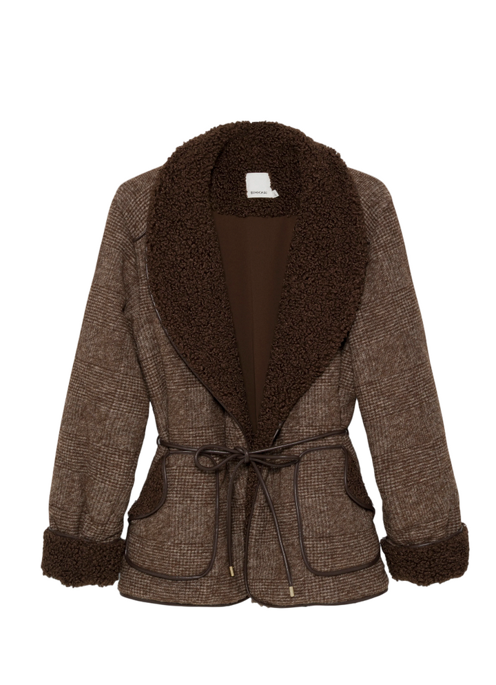 Simkhai - Rorie Quilted Jacket in Chocolate