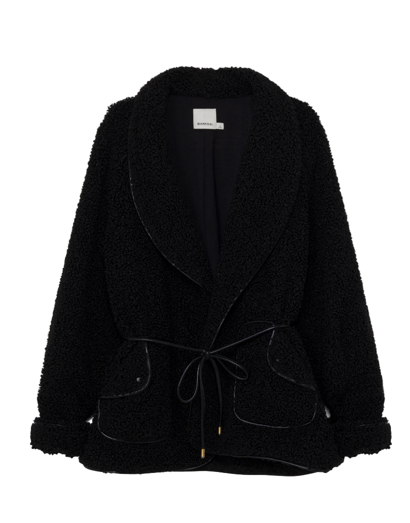 Simkhai - Kimia Tie Waist Jacket on Black