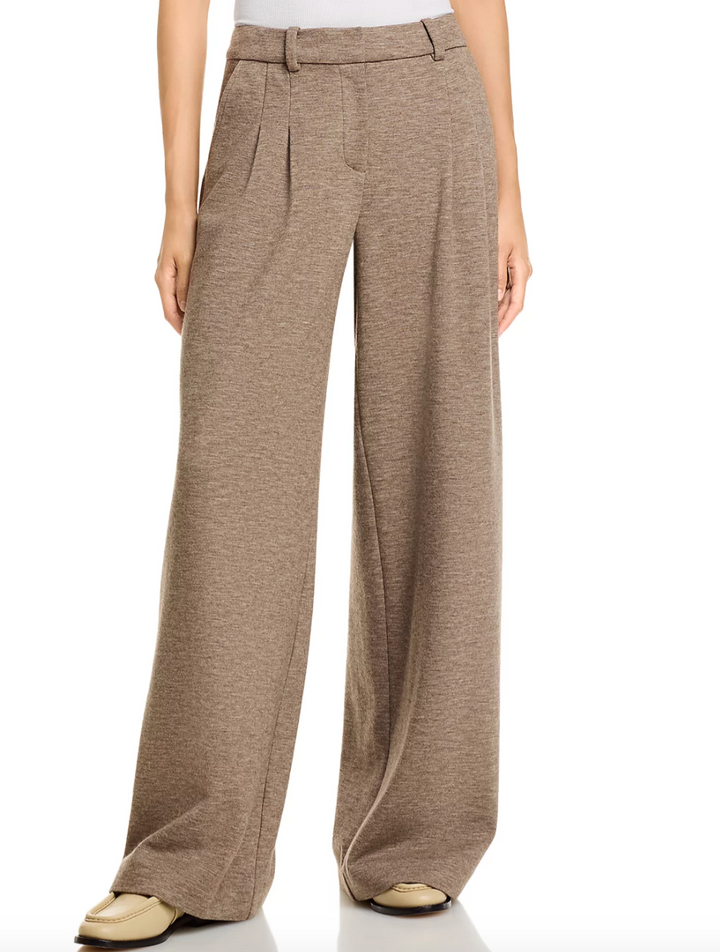 Simkhai - Leroy Pleated Wide Leg Pant in Light Bronze