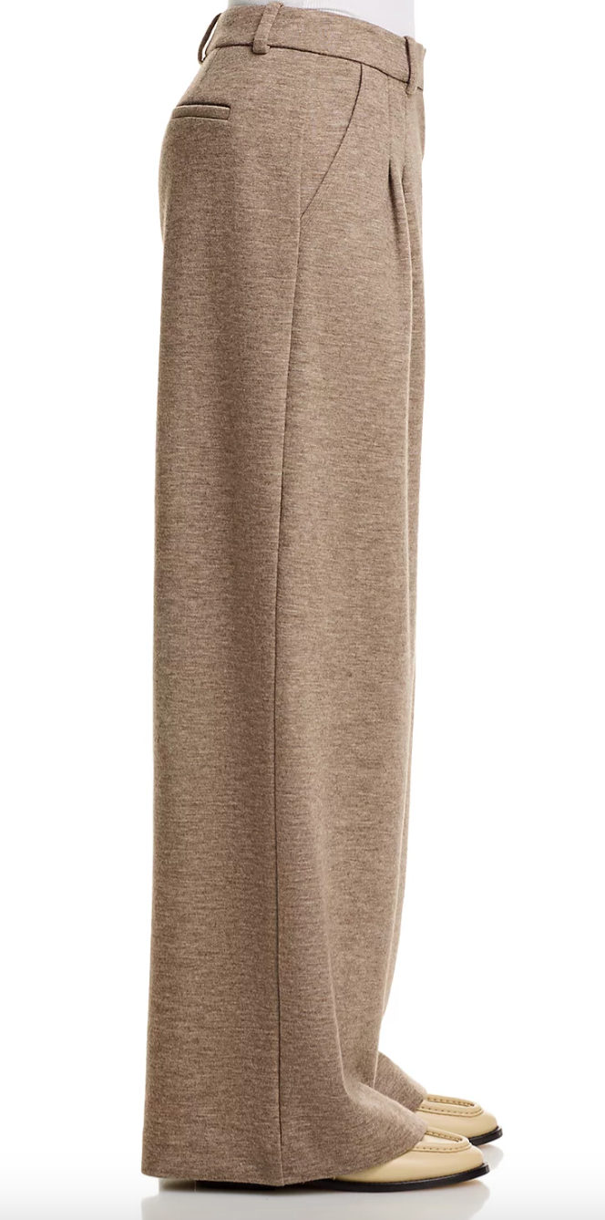 Simkhai - Leroy Pleated Wide Leg Pant in Light Bronze