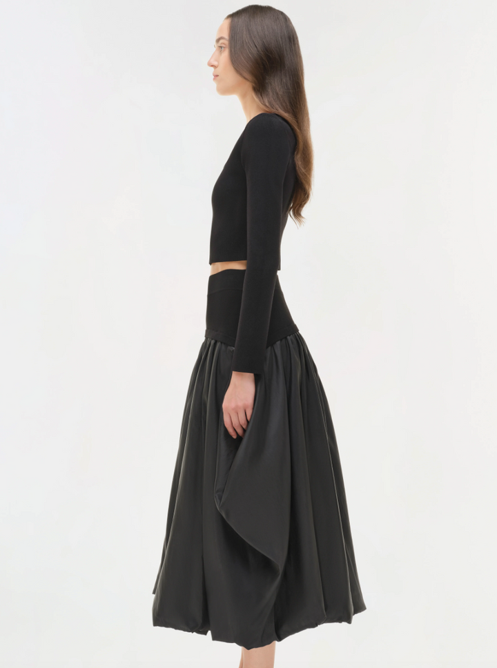 Simkhai - Corinn Midi Skirt in Black
