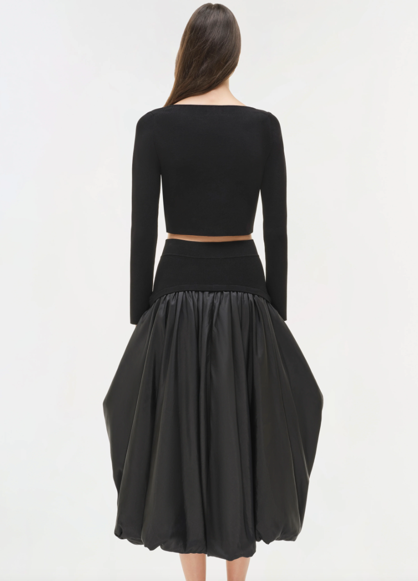 Simkhai - Corinn Midi Skirt in Black