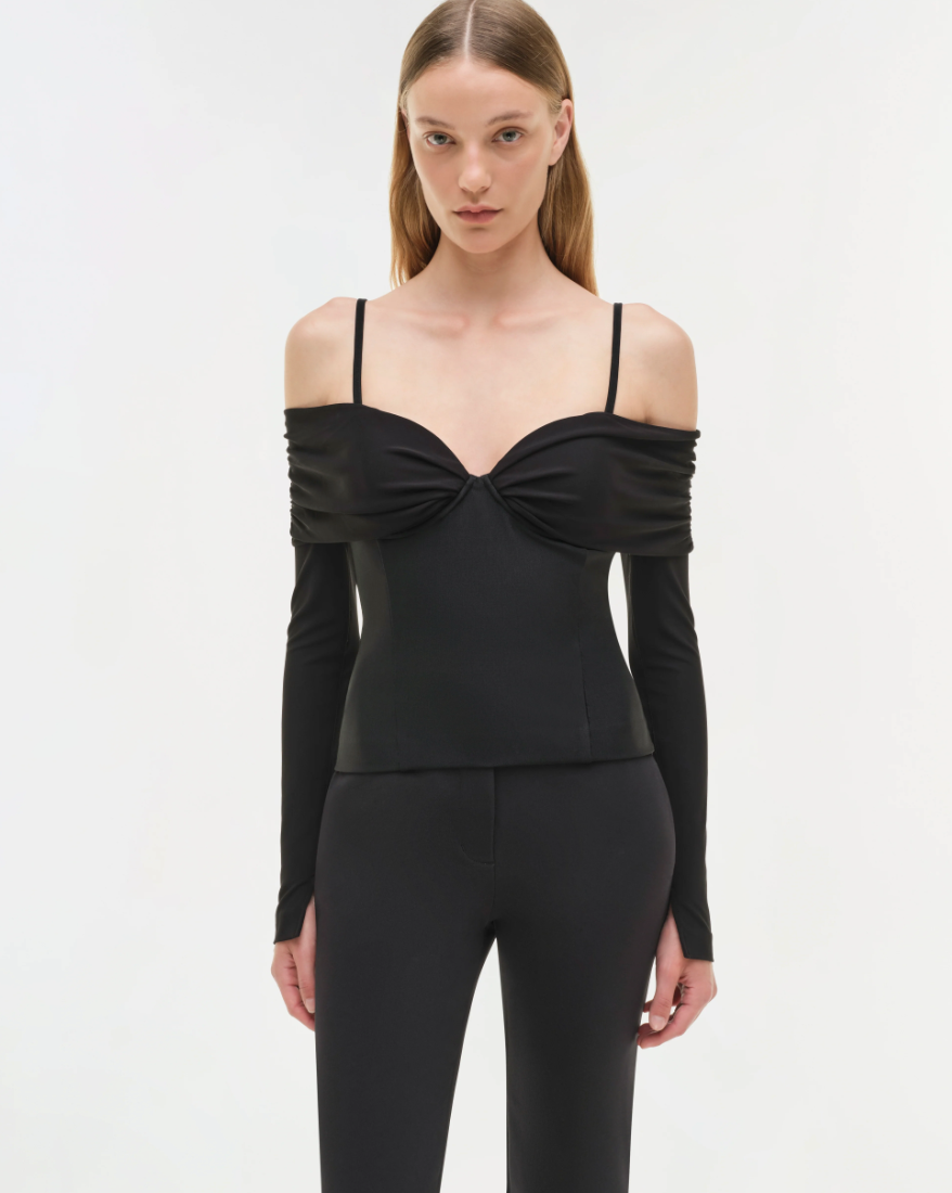 Simkhai - Hazel Top in Black