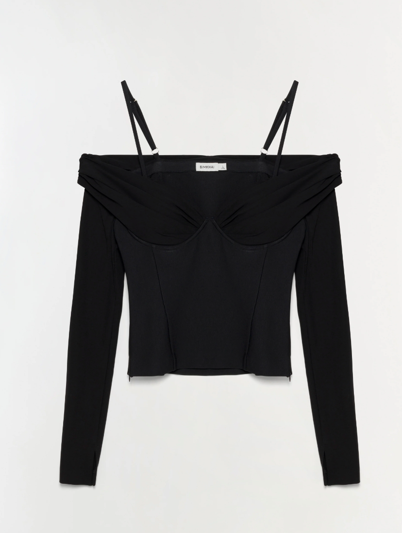 Simkhai - Hazel Top in Black