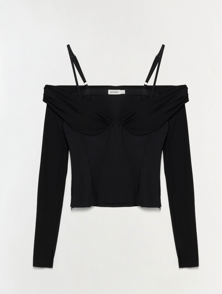 Simkhai - Hazel Top in Black