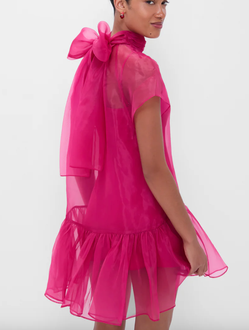 Simkhai - Beaux Tiered Mini Dress in Pomegranate