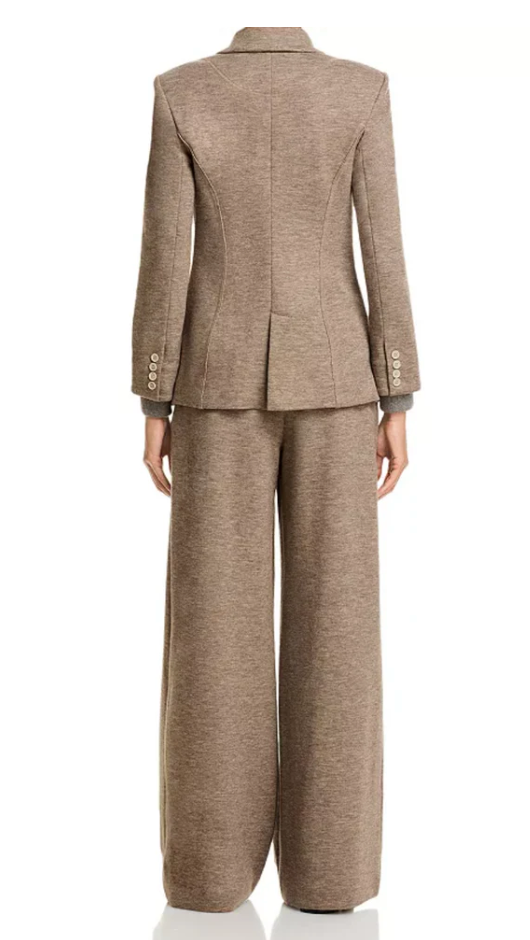 Simkhai - Auden Knit Combo Blazer in Light Bronze