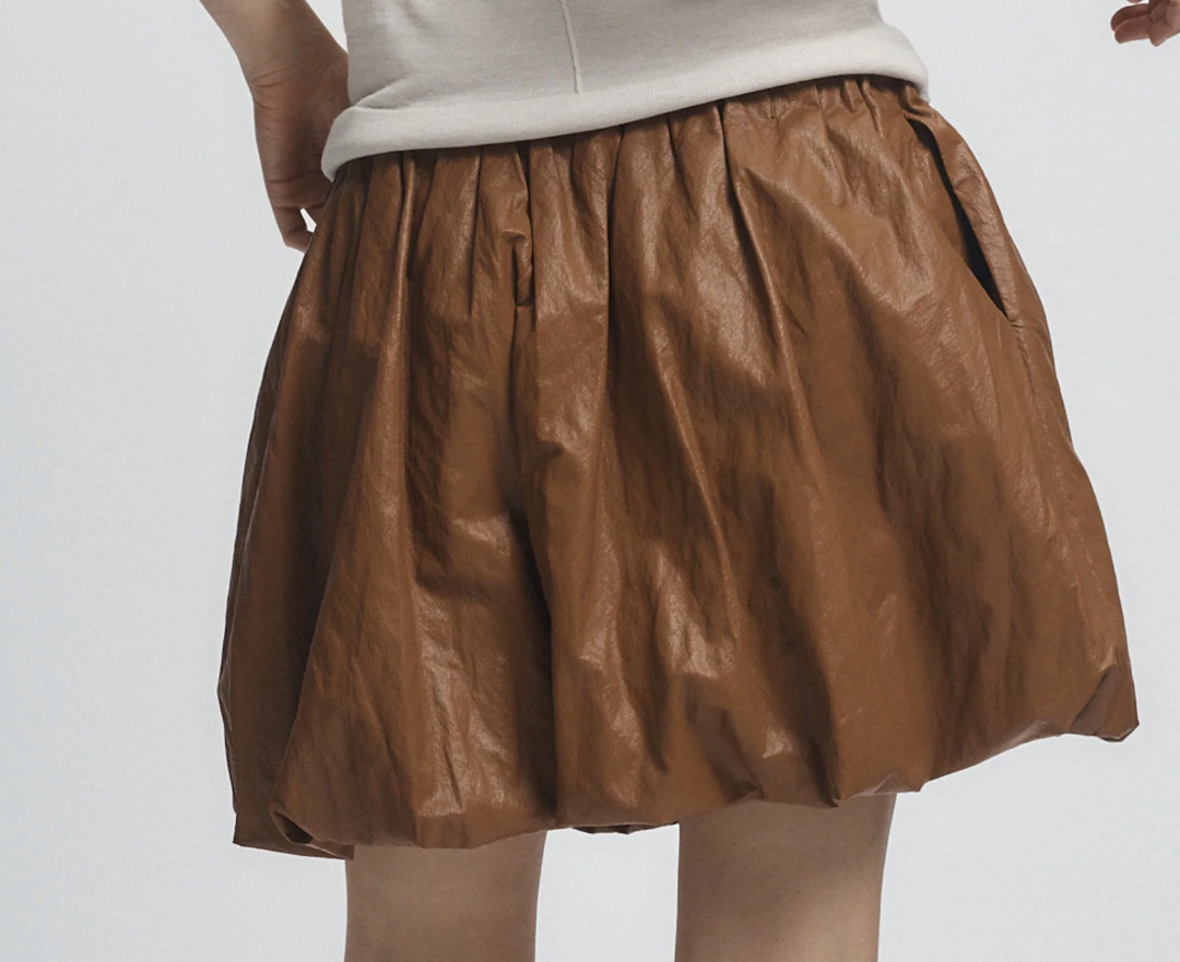 Saint Art New York - Sean Bubble Skirt in Cognac