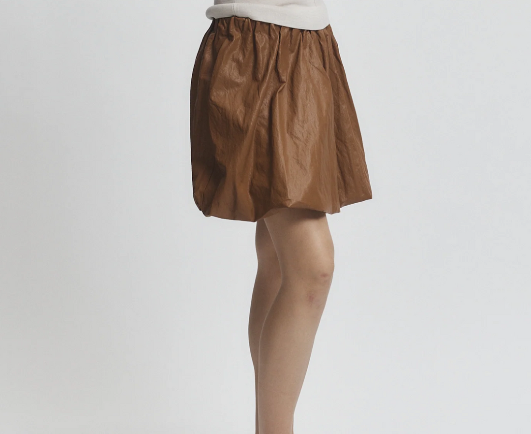 Saint Art New York - Sean Bubble Skirt in Cognac