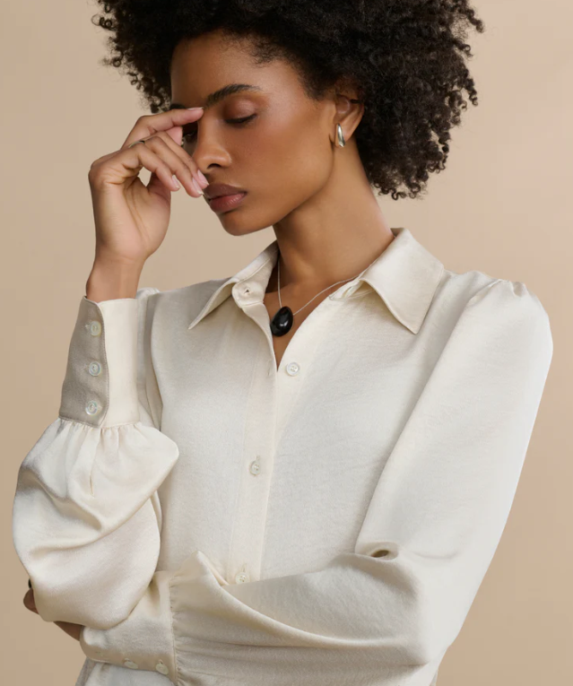 Jenni Kayne - Remy Shirt in Ivory