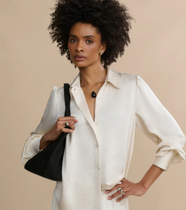 Jenni Kayne - Remy Shirt in Ivory