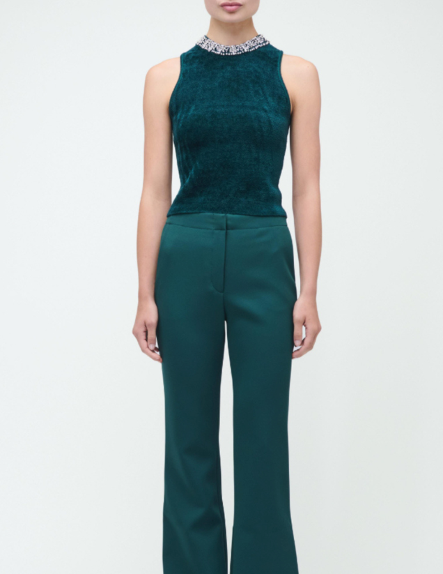 Simkhai - Rema Halter Top in Emerald