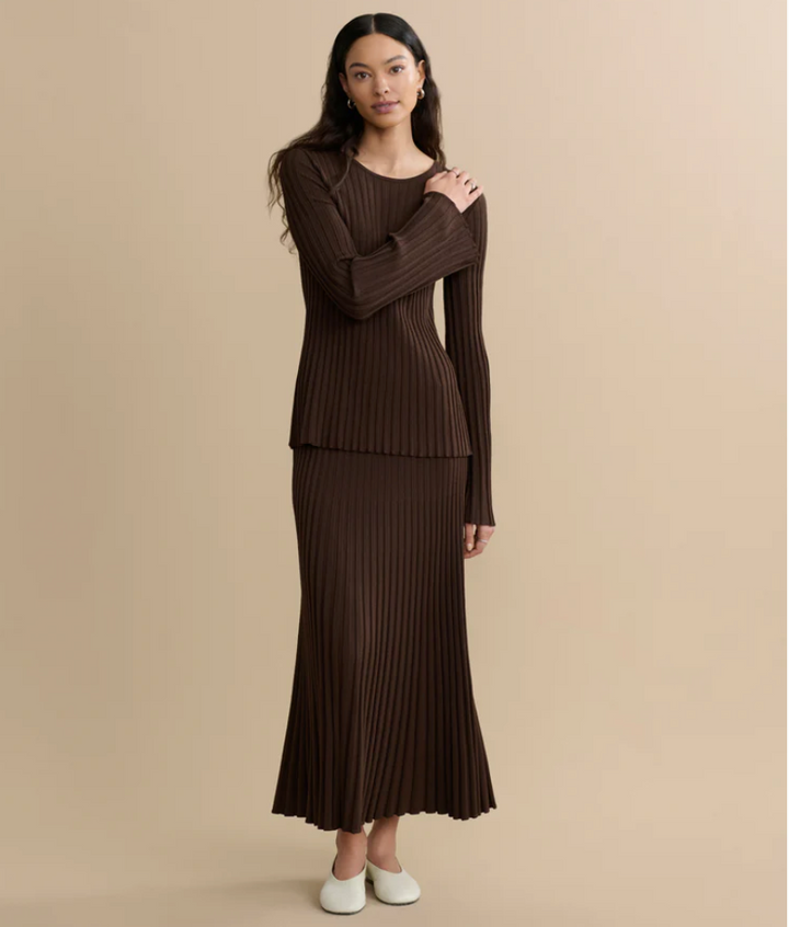 Jenni Kayne - Penelope Skirt in Chocolate