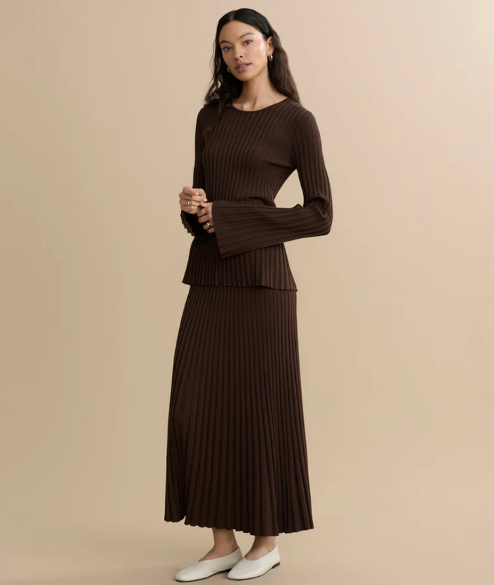 Jenni Kayne - Penelope Skirt in Chocolate
