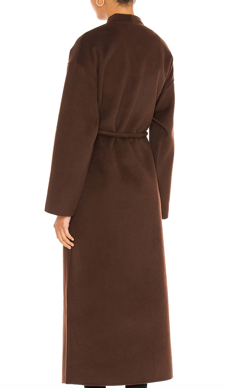 Anine Bing - Hunter Coat in Deep Brown