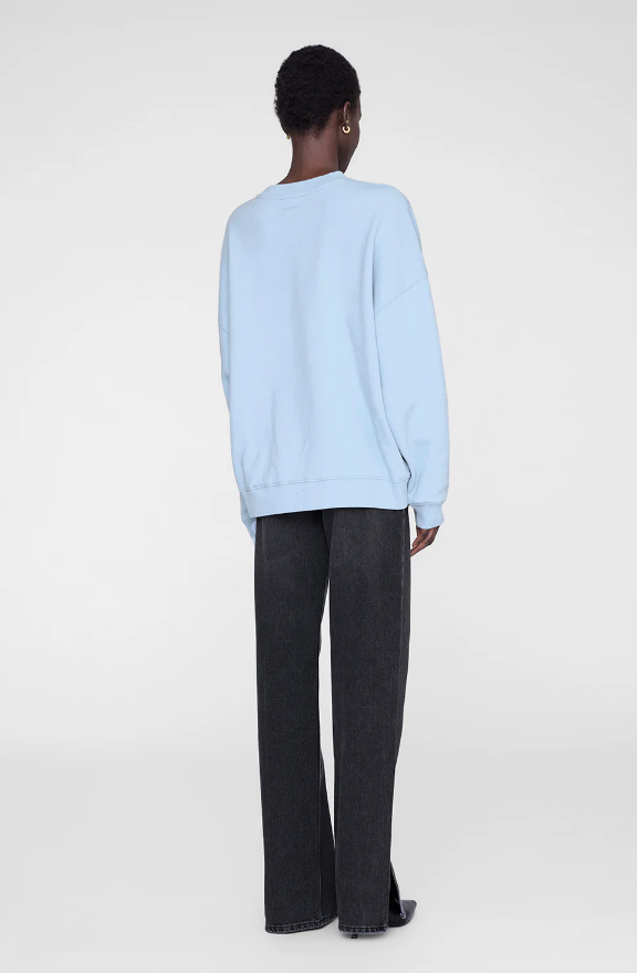 Anine Bing - Miles Sweatshirt in Pale Blue