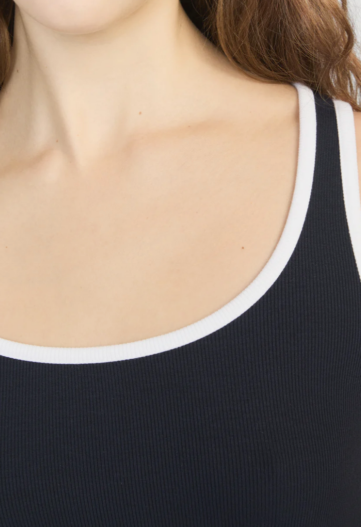 FRAME - The Sporty Tank in Navy Tank Top