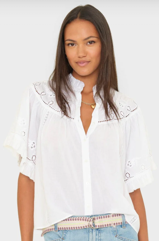XIRENA - Mae Shirt in White Shirt
