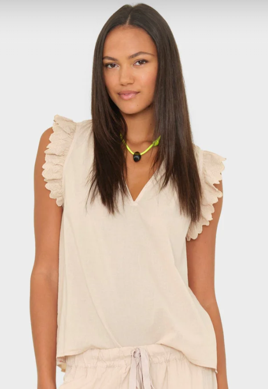 XIRENA - Bexie Top in Parchment Blouse