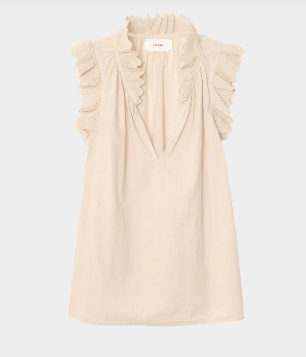 XIRENA - Bexie Top in Parchment Blouse