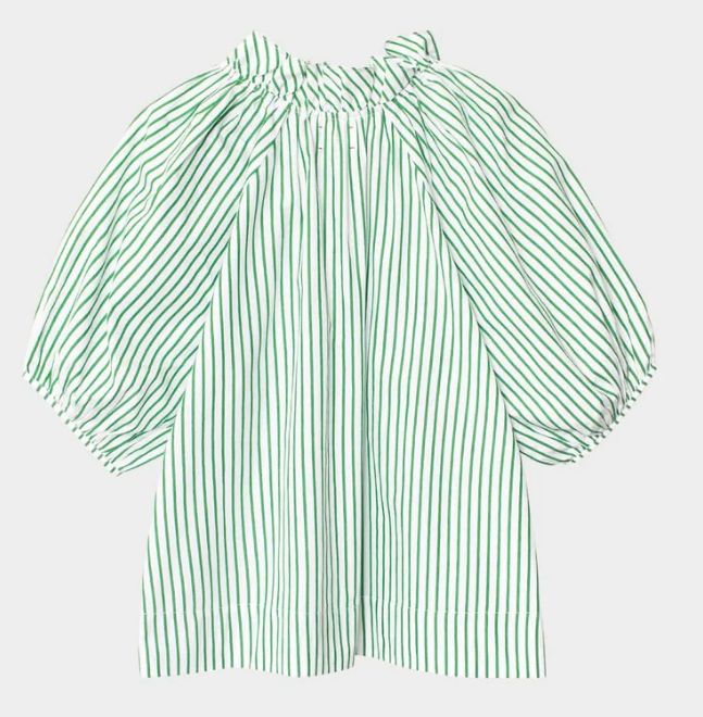 XIRENA - Clementine Top in Trellis Green Blouse