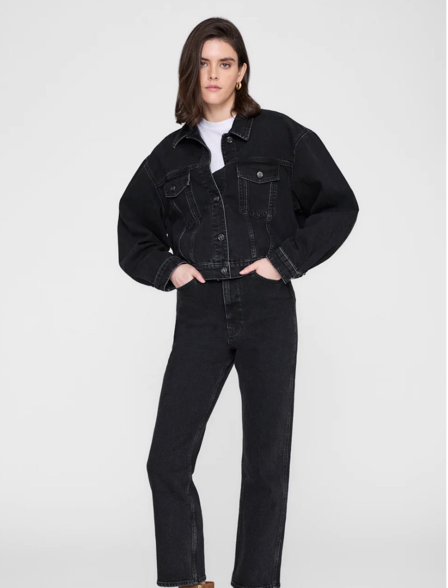 ANINE BING - Quincy Jacket in Vintage Black Jacket
