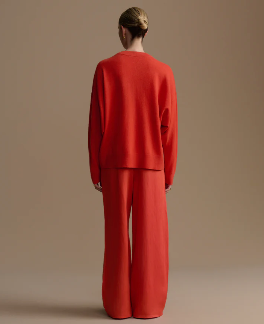 JENNI KAYNE - Summer Demi Pant in Tomato Pants