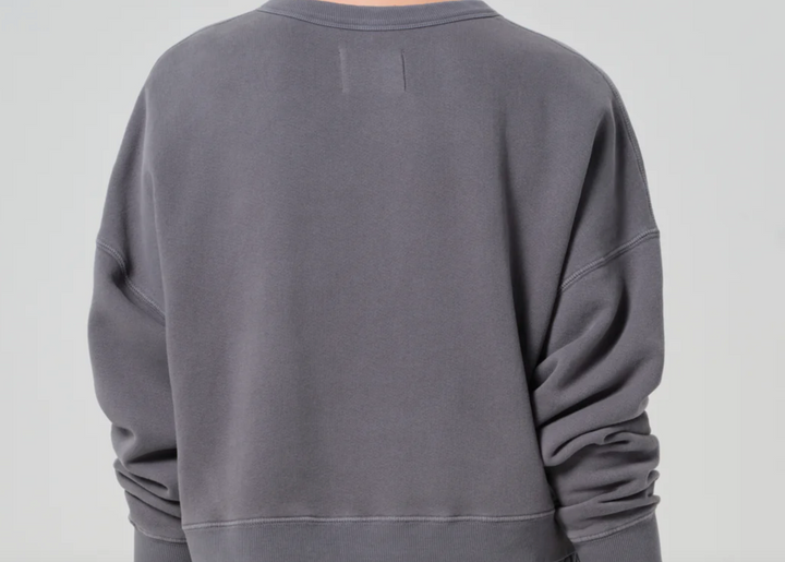 CITIZENS OF HUMANITY - Rhomboid Henley in Dark Grey Sweatshirts