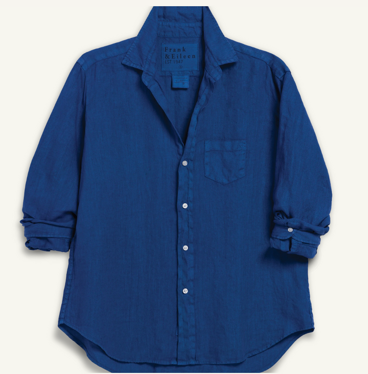 FRANK & EILEEN - Eileen Relaxed Button-Up Shirt in Cabo Blue Button Up Shirt
