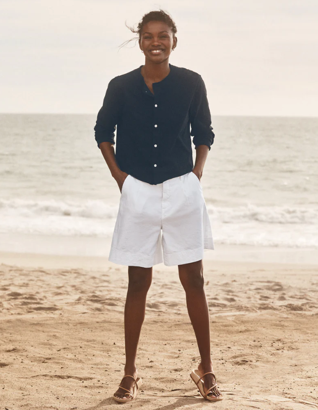 FRANK & EILEEN - Jackie T-Shirt Cardigan in British Royal Navy Cardigans
