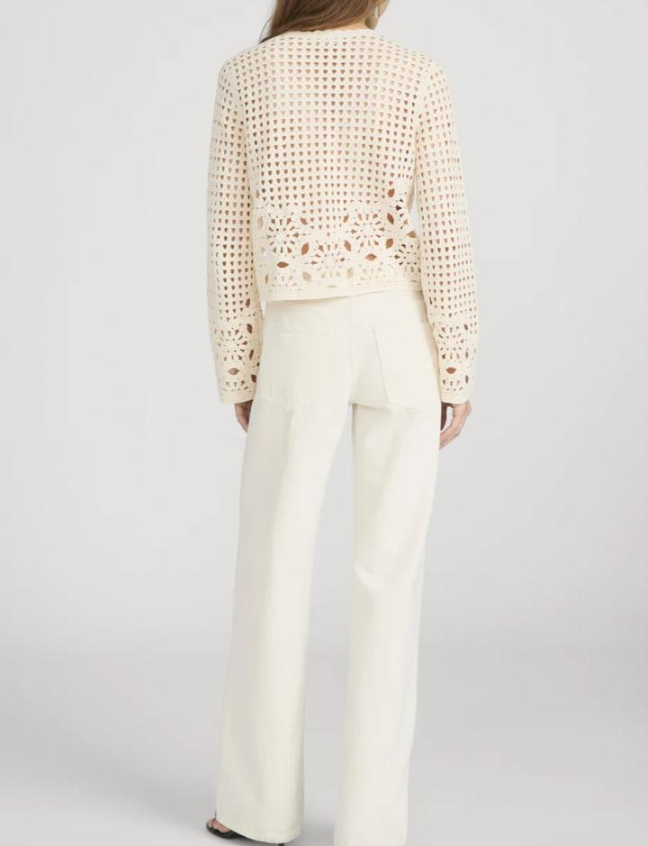 FRAME - The Postcard Cardi In Cream Cardigans