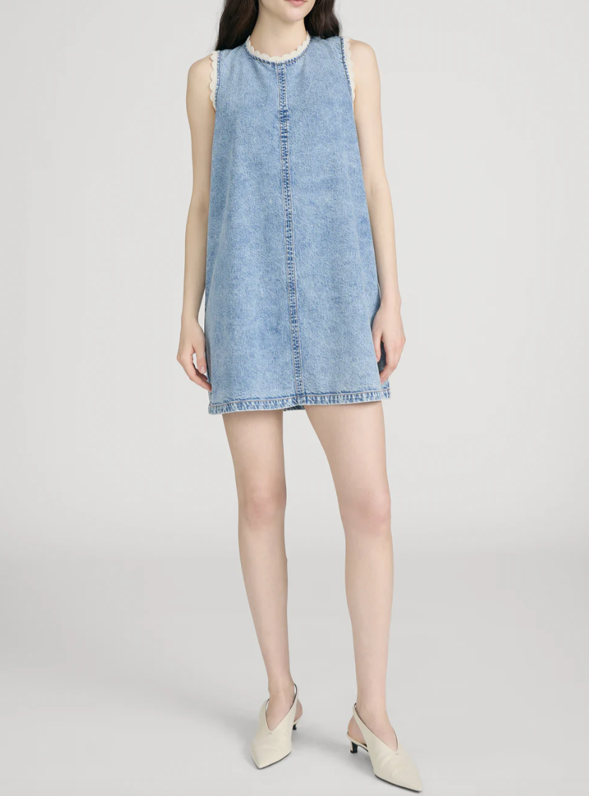 FRAME - The Crochet Tide Dress In Dawn Dresses