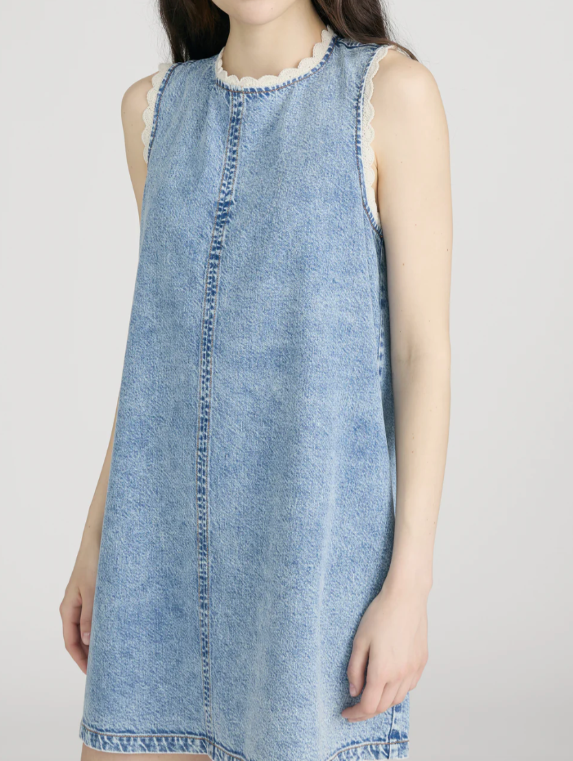 FRAME - The Crochet Tide Dress In Dawn Dresses