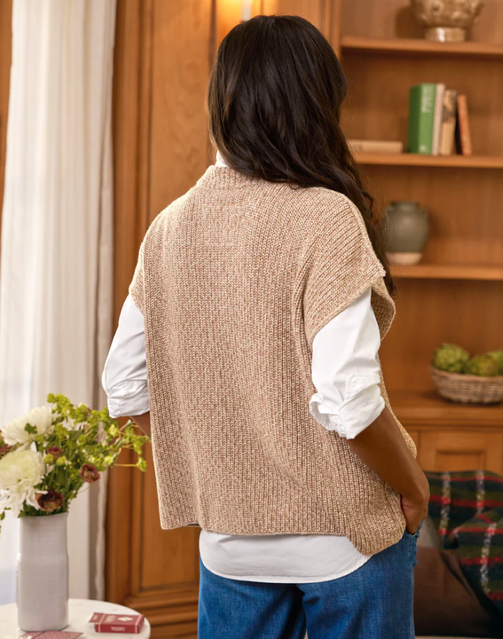 Frank & Eileen - Montecito Vest in Dune Sweaters