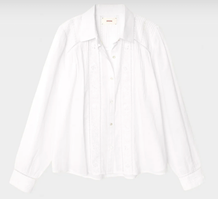 XIRENA - Viviana Shirt in White Button Up Shirt